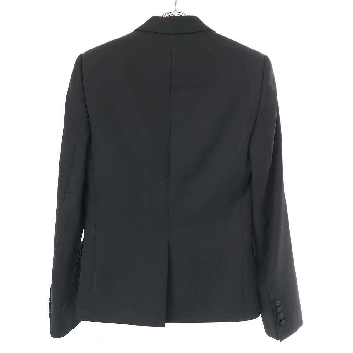 【クラシックに♪】CELINE モヘア シルク タキシード ジャケット クラシック タックスジャケット / モヘア＆シルク レディース