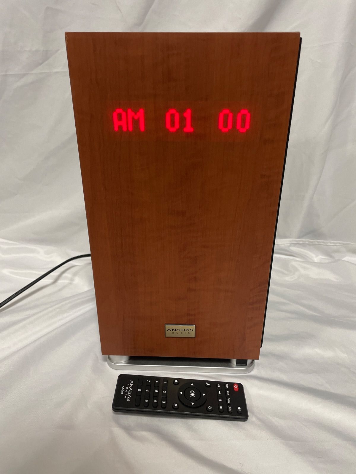 ANABAS アナバス audio AA-001 CDクロックラジオシステム