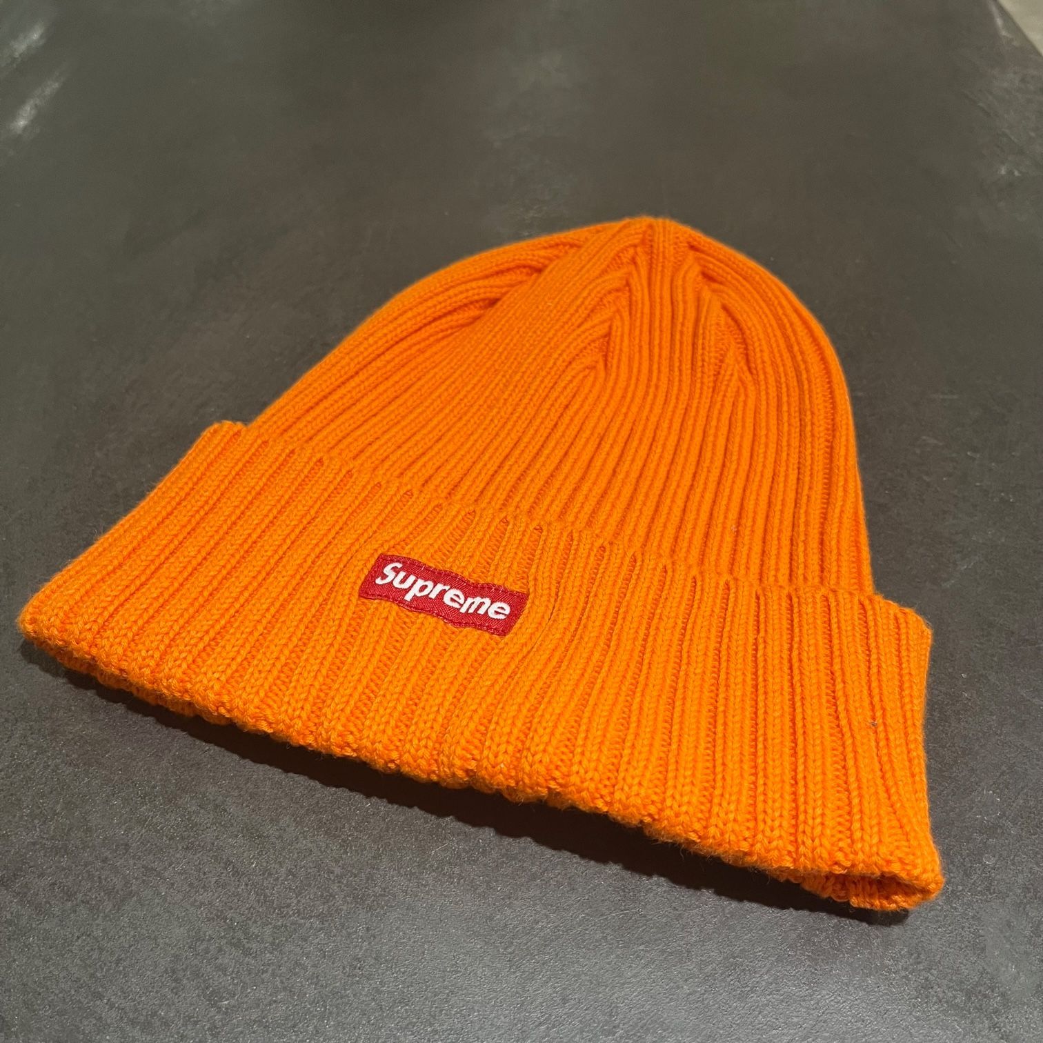 帽子 supremeシュプリーム ビーニーオレンジ 18SS