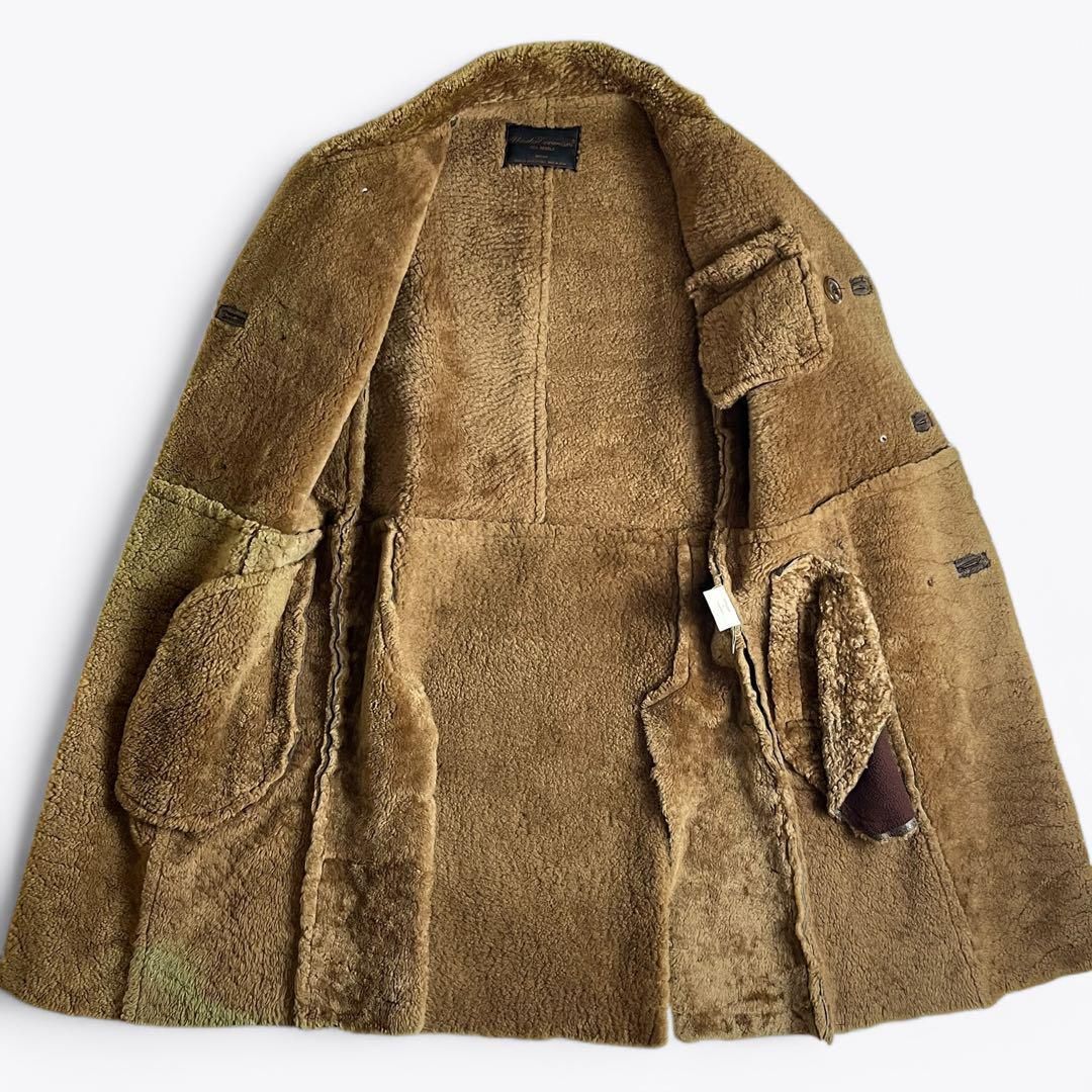 02AW】UNDERCOVER 魔女期 ムートン レザー コート アーカイブ