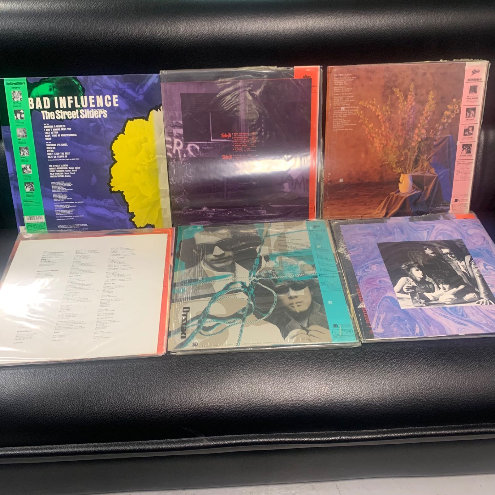 The Street Sliders レコード　7枚セット The Street Sliders 1st～7thアルバムがリマスタリングで