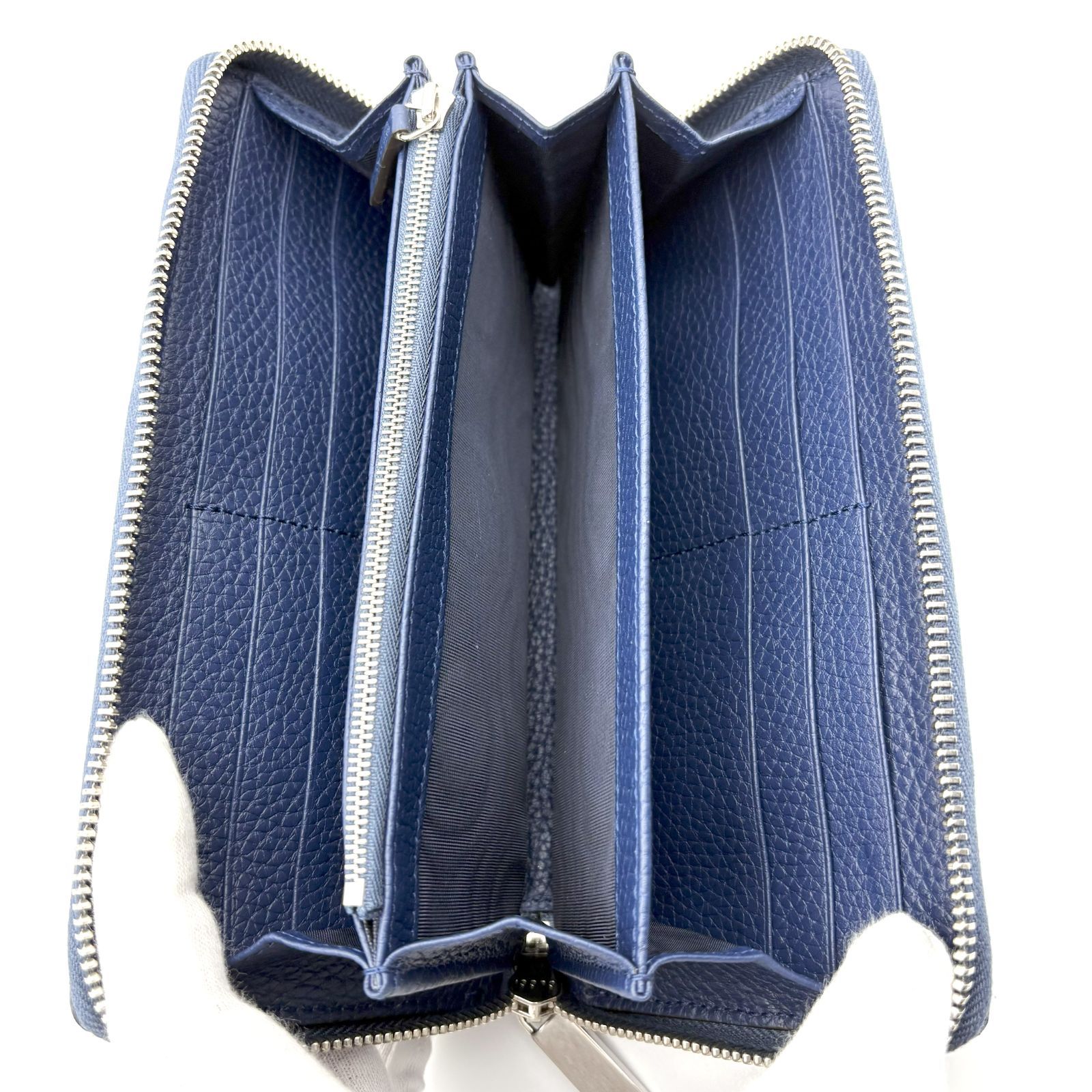 箱付／極美品 】GUCCI グッチ 771154 ジップアラウンド ラウンド