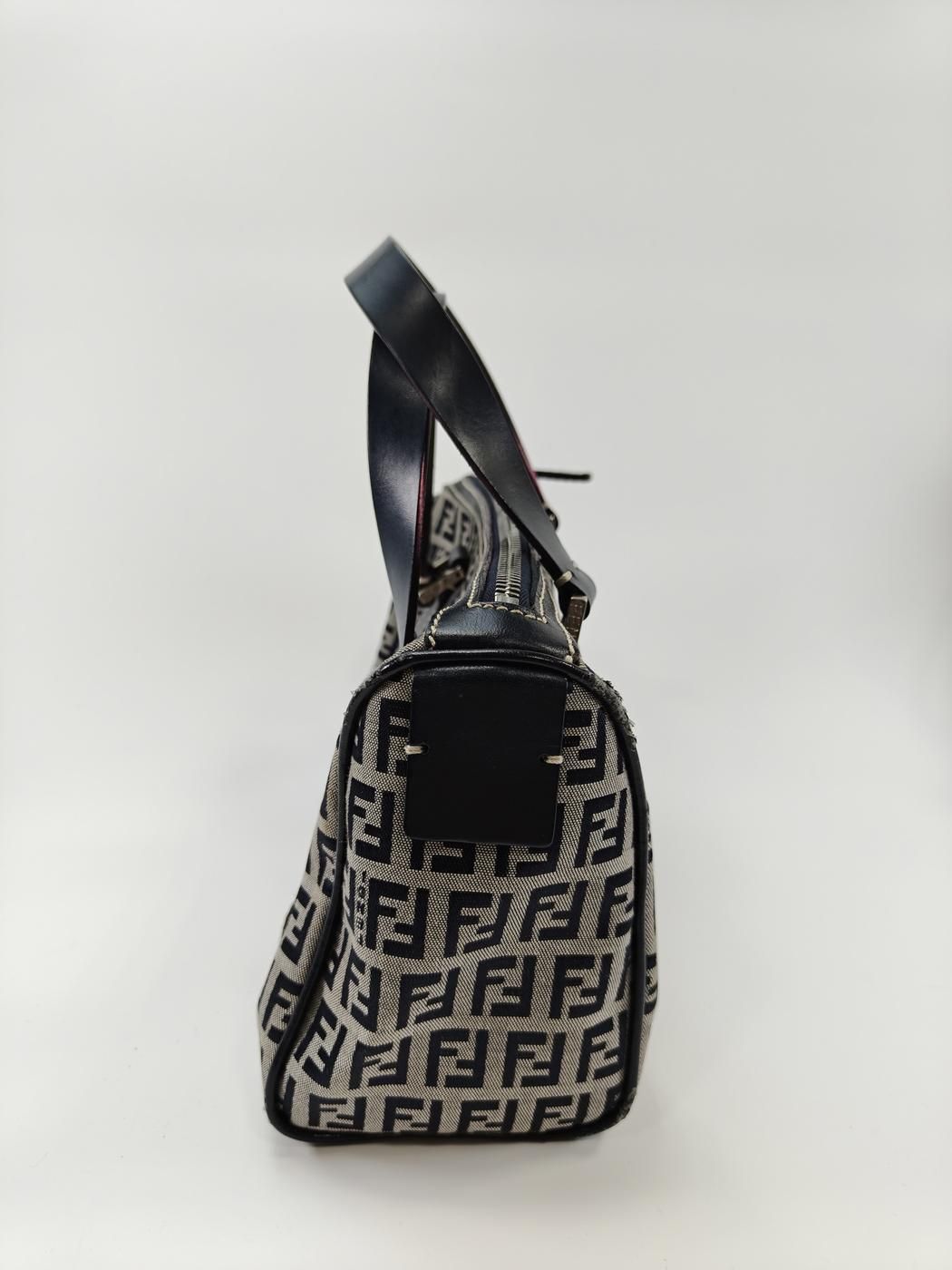 FENDI ズッカ ズッキーノ ハンドバッグ ミニボストンバッグ ロゴ FENDI ズッカ ズッキーノ ハンドバッグ ミニボストンバッグ ロゴ