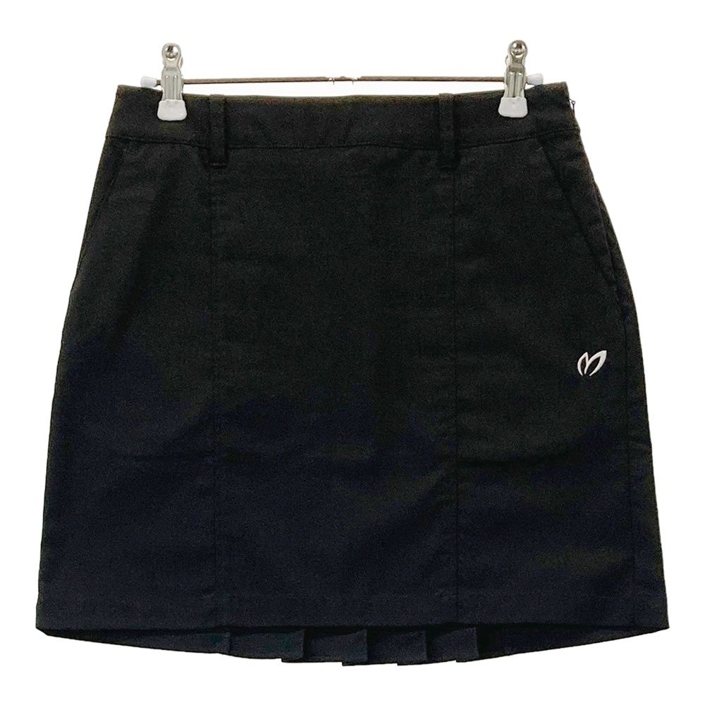 サイズ 00 MASTER BUNNY EDITION マスターバニーエディション ストレッチプリーツスカート ブラック系 240101522543 ゴルフウェア レディース ストスト