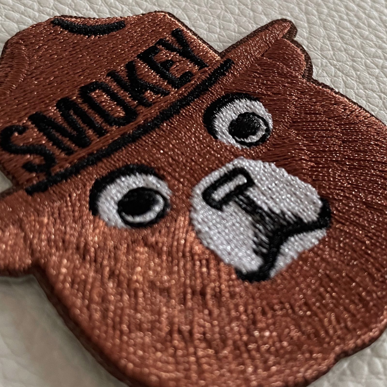 USA限定】スモーキーベア 刺繍ワッペン◇全面刺繍◇キャンプ