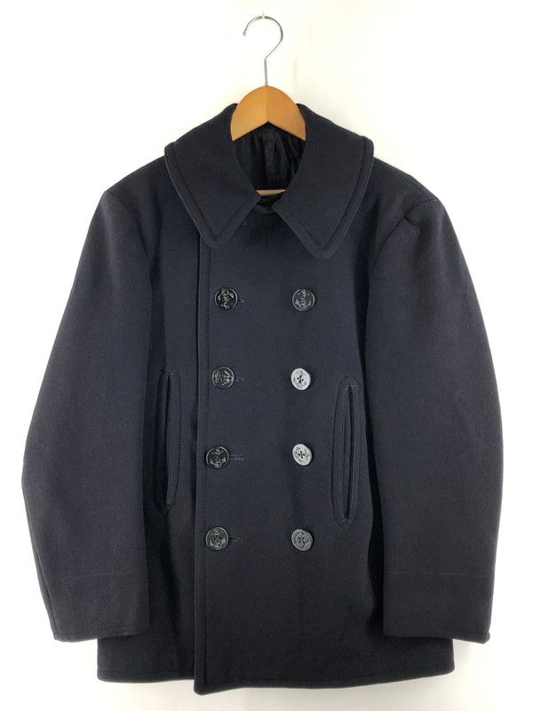 現状渡し品 U.S.NAVY アメリカ海軍 40～60 s STENCILED POCKET CORDUROY PEA COAT 40～60年代 ステンシル ポケット裏コーデュロイ ピーコート ヴィンテージ 146-250930-rt-10-tag