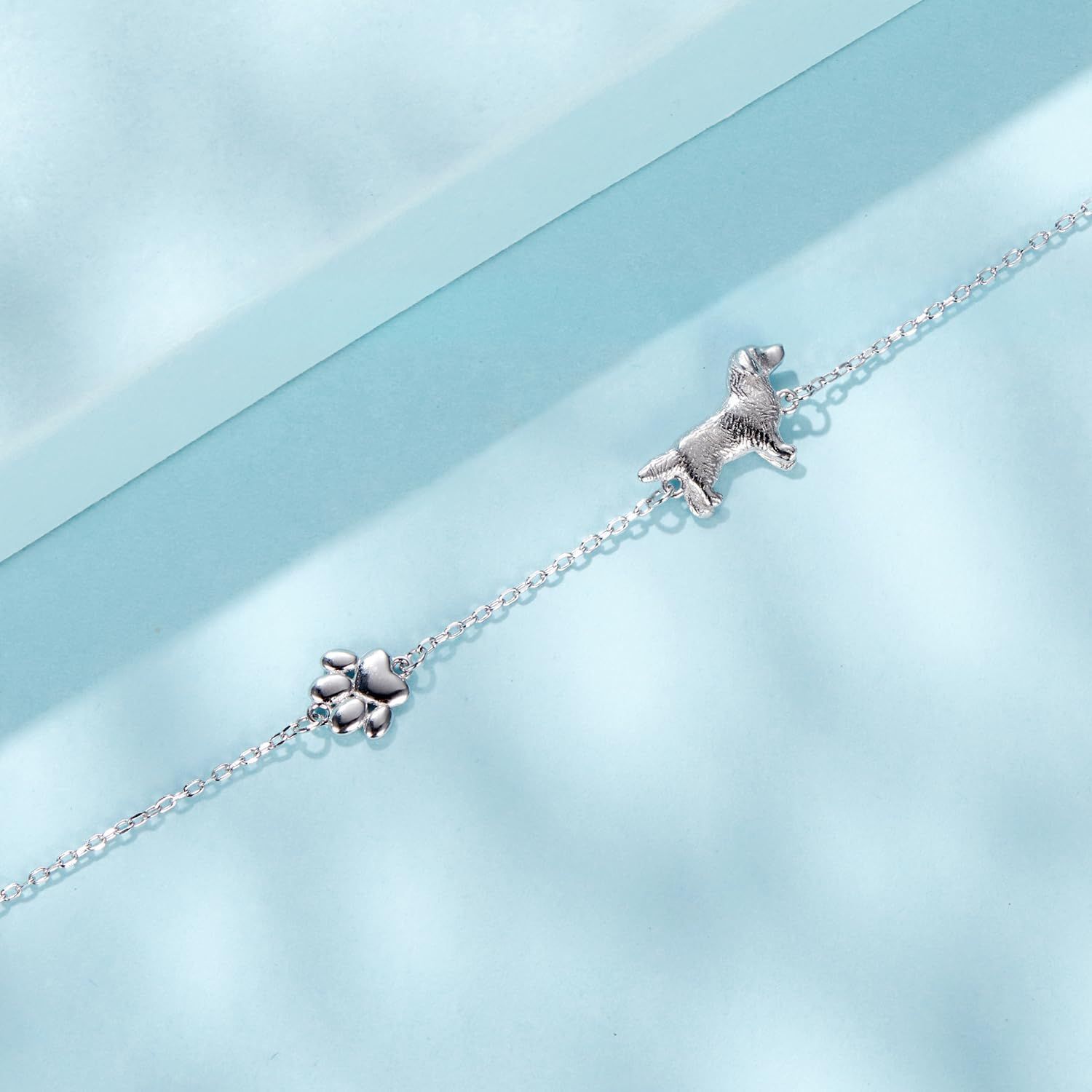 数量限定】ゴールデンレトリバー&肉球モチーフ 可愛い ホワイト