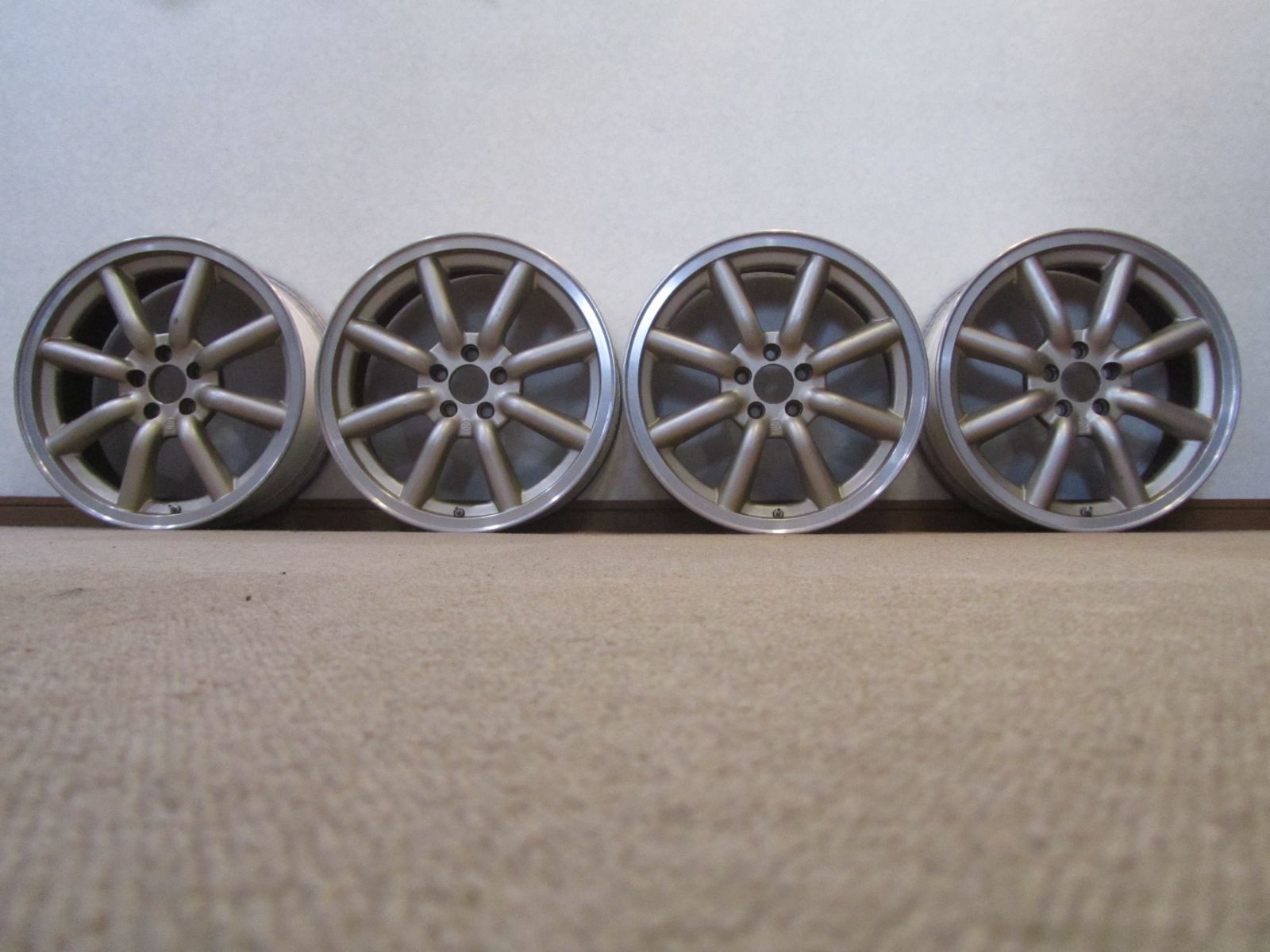 ･ ワタナベ レーシングサービス 8スポーク 17インチ 5H PCD100 ET40 4本 北海道も FFCRYSTALESIA_COM