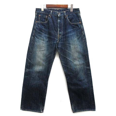 リーバイス Levi's 98年 702-XX 日本製 ビッグE ストレート デニム パンツ ジーンズ セルビッチ 赤耳 インディゴ 32