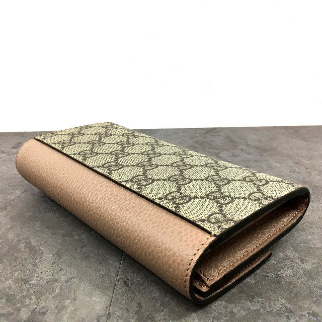 309 送料込み！ 未使用品 GUCCI 長財布 456116 ベージュ  