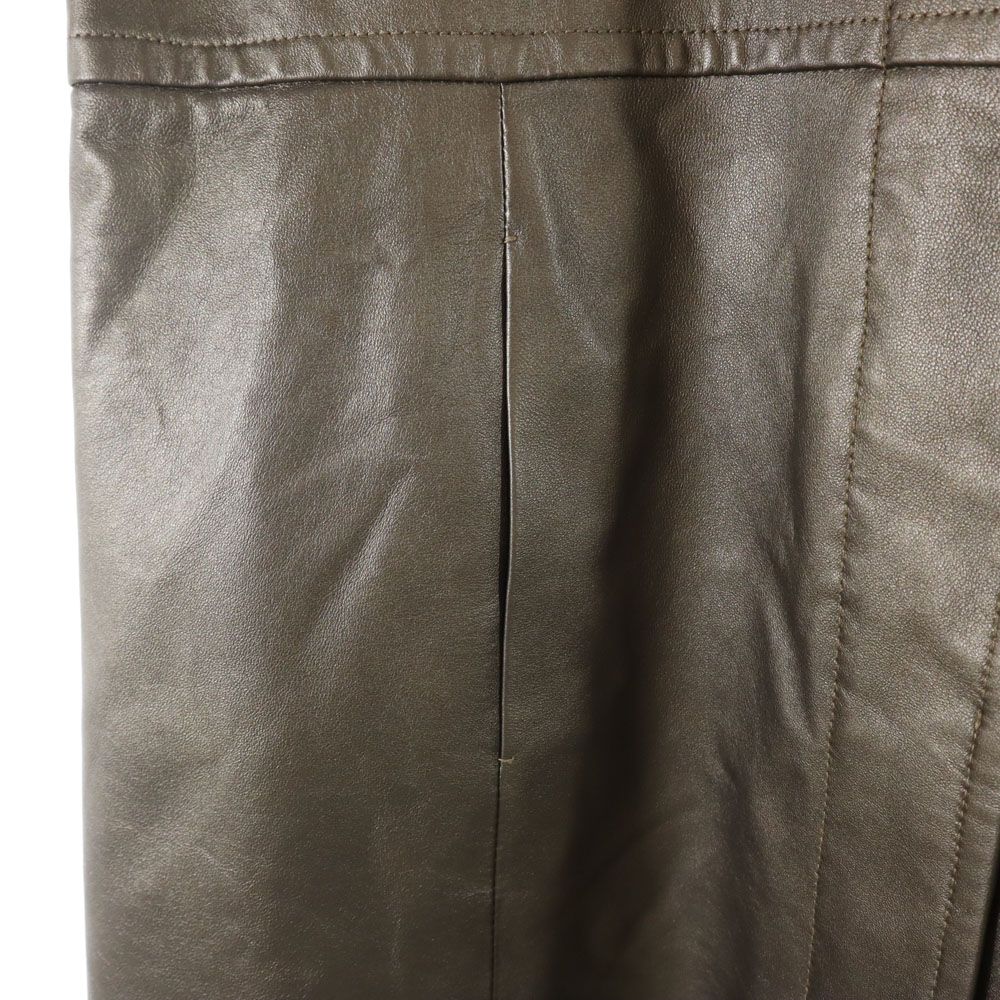 バルマン シープスキン レザーコート 13 ブラウン系 BALMAIN PARIS  