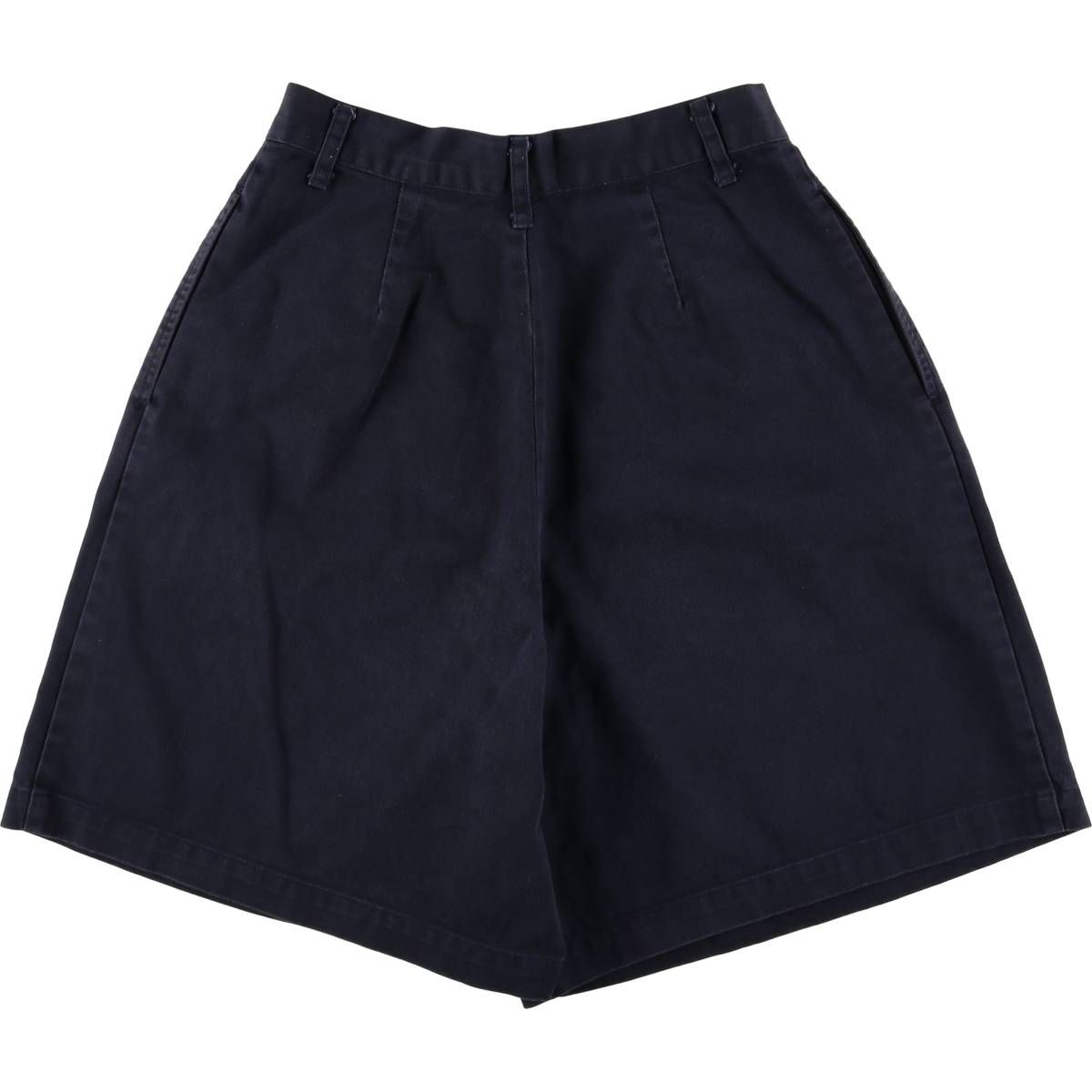 ラルフローレン ツータックチノショーツ ヴィンテージ 古着 黒紺 90s 00s 古着 90年代 ラルフローレン Ralph Lauren ツータック チノ