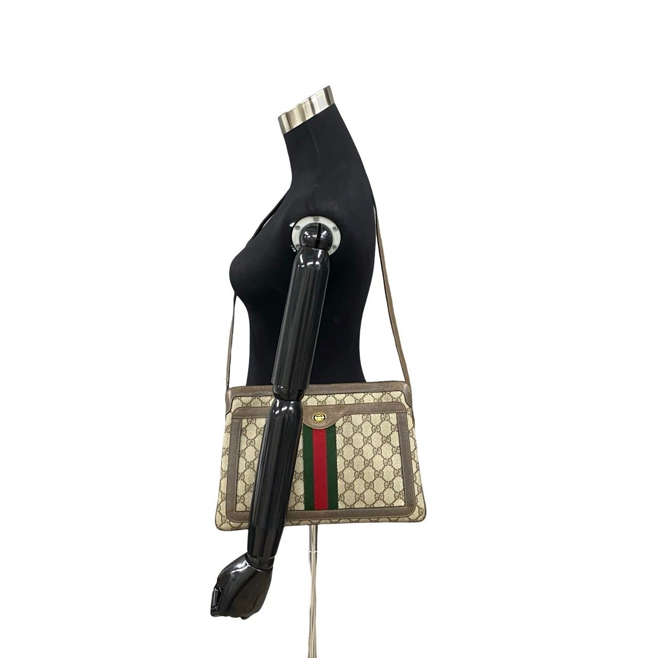 極 美品 GUCCI グッチ オールドグッチ ヴィンテージ シェリーライン GG
