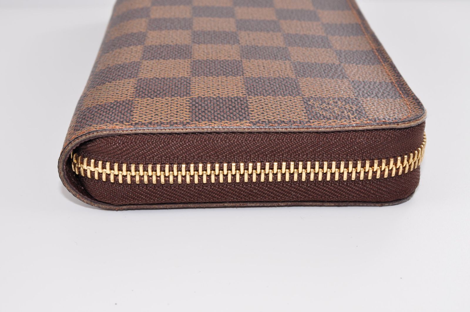 LOUIS VUITTON ルイヴィトン 長財布 ダミエ・エベヌ ジッピー