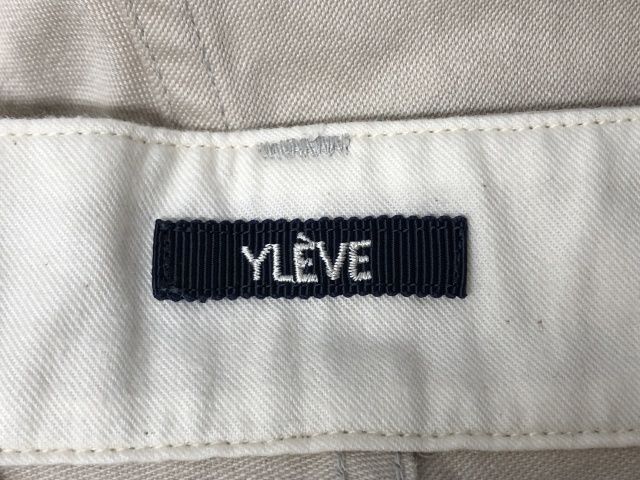 【中古】 YLEVE イレーヴ コットンワイドパンツ 168-8140027 アイボリー 1 111394928