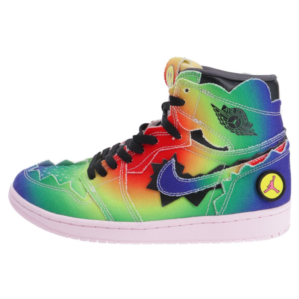 NIKE (ナイキ) ×J Balvin AIR JORDAN 1 RETRO HIGH OG J DC3481-900 ジェイバルヴィン エアジョーダン1レトロハイオージー ハイカットスニーカー US8.5/26.5cm マルチカラー