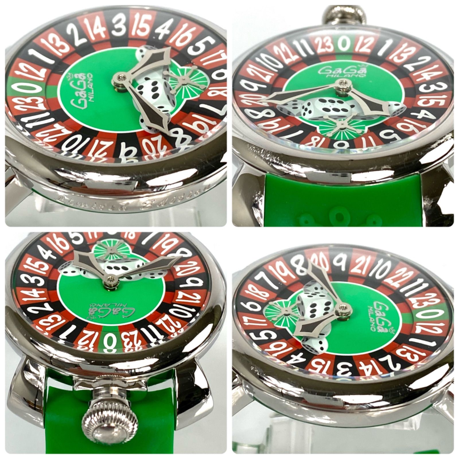 希少】ガガミラノ ラスベガス 500本限定 マニュアーレ48 サイコロ 手巻