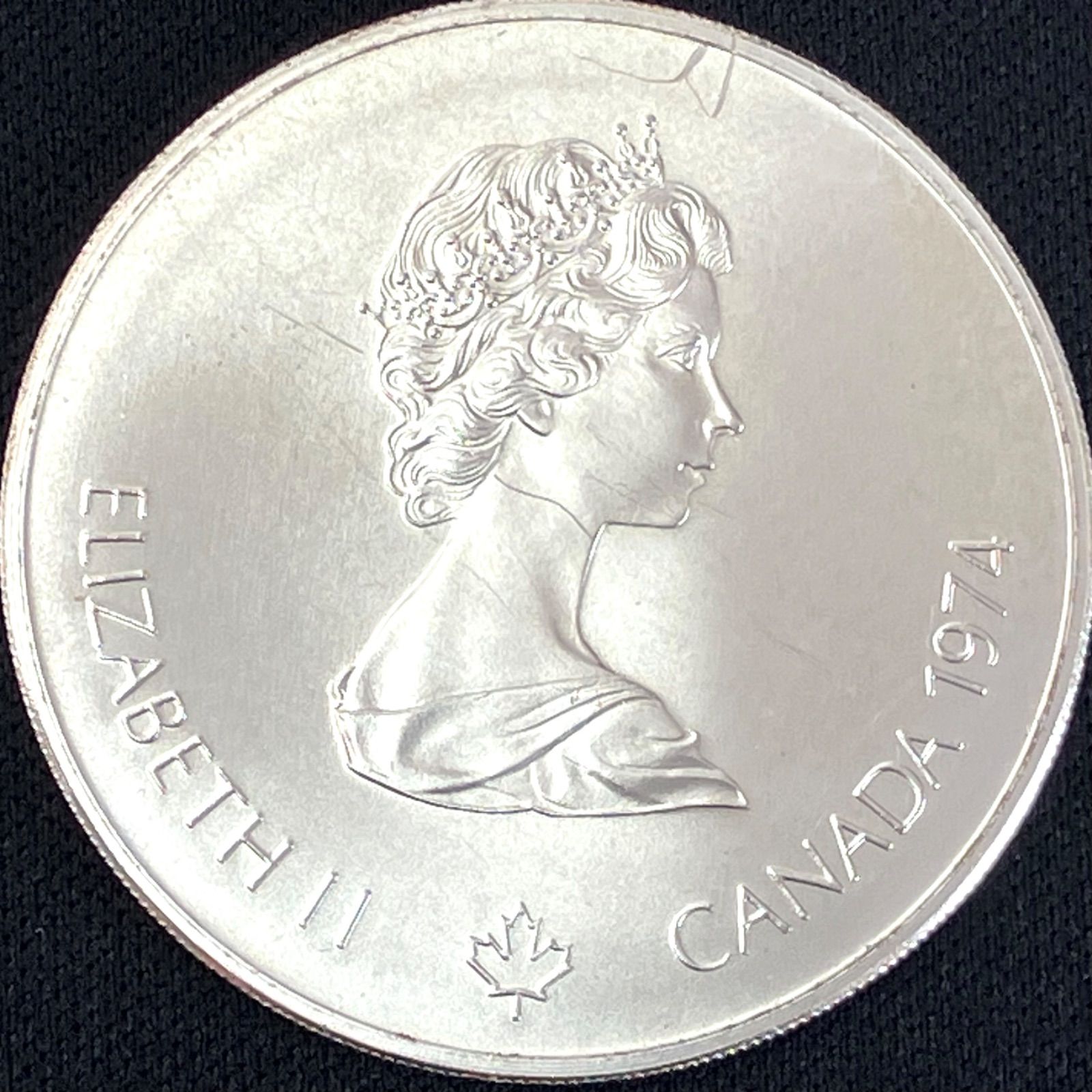 565481】 1974年 カナダ モントリオール オリンピック 5ドル 銀貨 ...