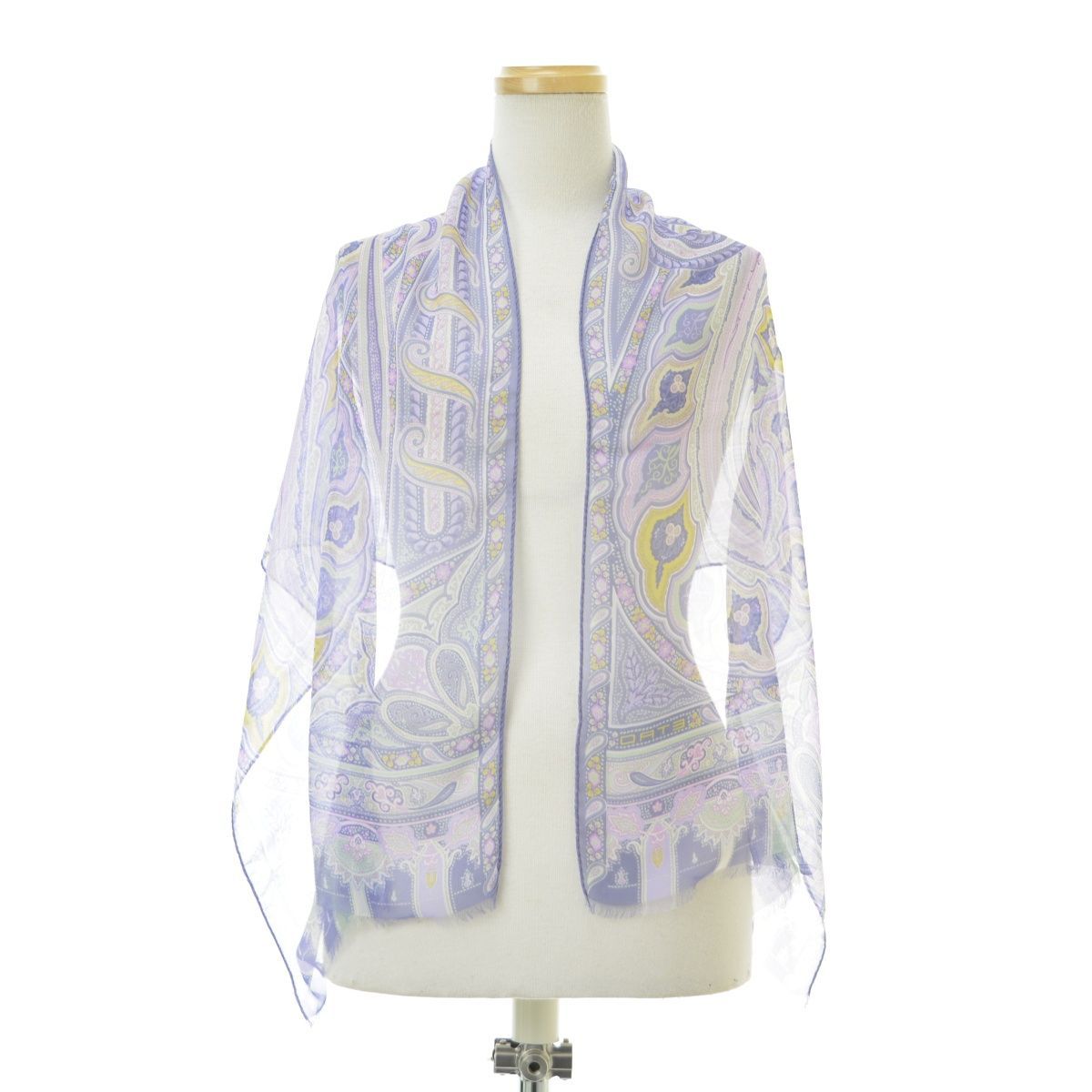 ETRO】ペイズリー柄シルクストール - メルカリ