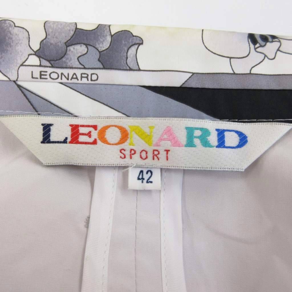 近年未使用　LEONARD レオナール　タグ付　ブルゾン　ジャケット　42 中古・古着通販】LEONARD FASHION (レオナールファッション) 総