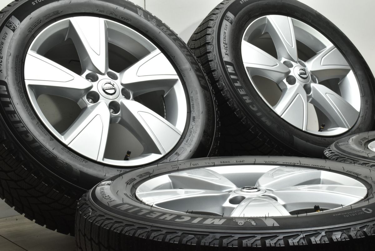 【美品 バリ溝】ボルボ XC40 純正 17in 7.5J +50.5 PCD108 ミシュラン X-ICE SNOW SUV 235/60R17 品番:31680565 スタッドレス 即納可能