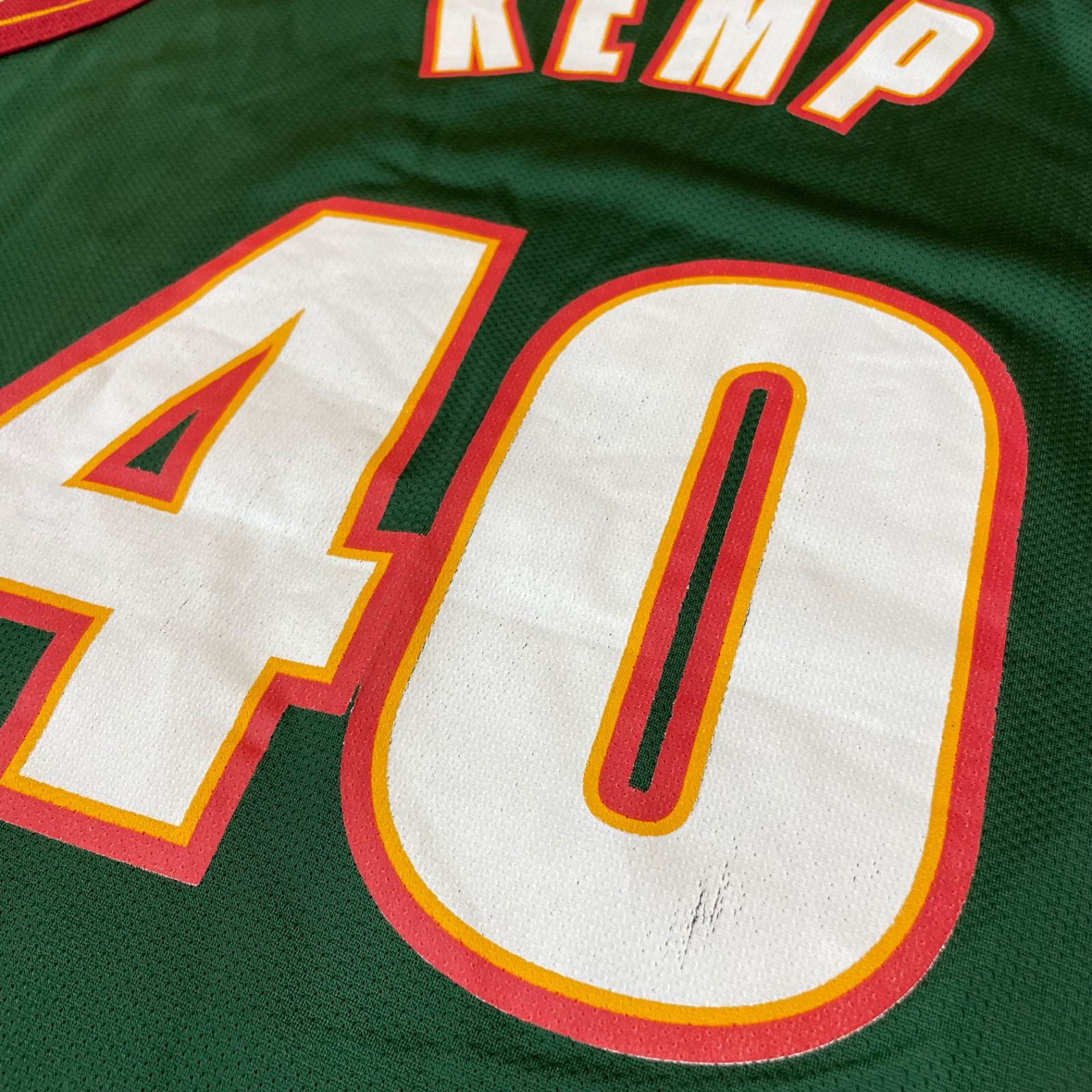 USA製 Champion SONICS NBA ゲームシャツ ショーン・ケンプ #40 サイズ