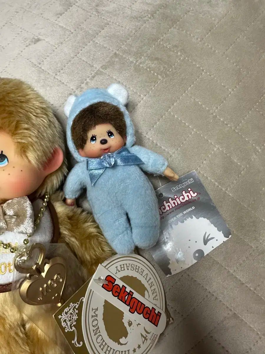 やってみよう) ゴールド モンチッチ 40 記念日 セットと キーホルダー