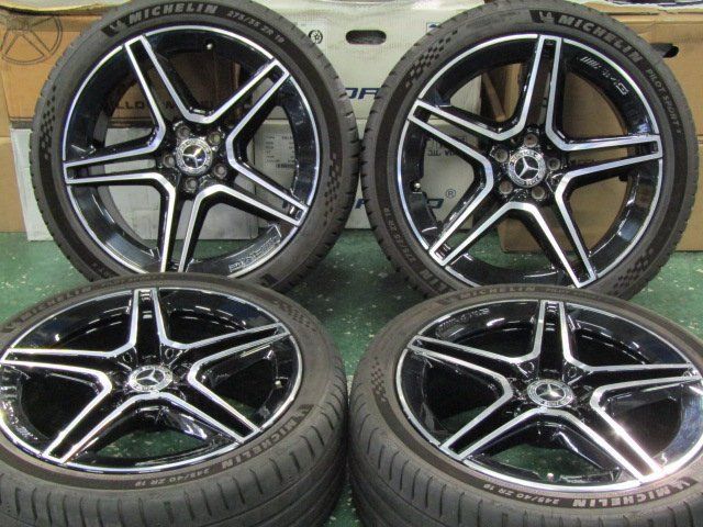 【数少ない黒】メルセデスベンツ　W257　CLSクラス純正　AMG5スポーク 数少ない黒】メルセデスベンツ W257 CLSクラス純正 AMG5スポーク