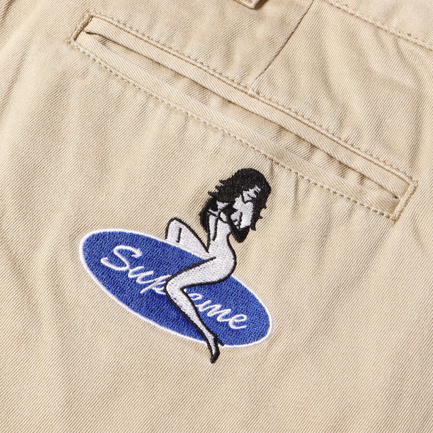 Supreme シュプリーム パンツ サイズ:30 ピンナップガール刺繍