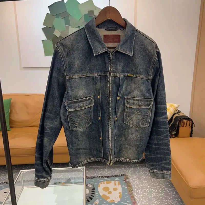 【Wrangler】ヴィンテージデニムジャケット Wrangler(ラングラー) ヴィンテージ デニム トラッカー デニム