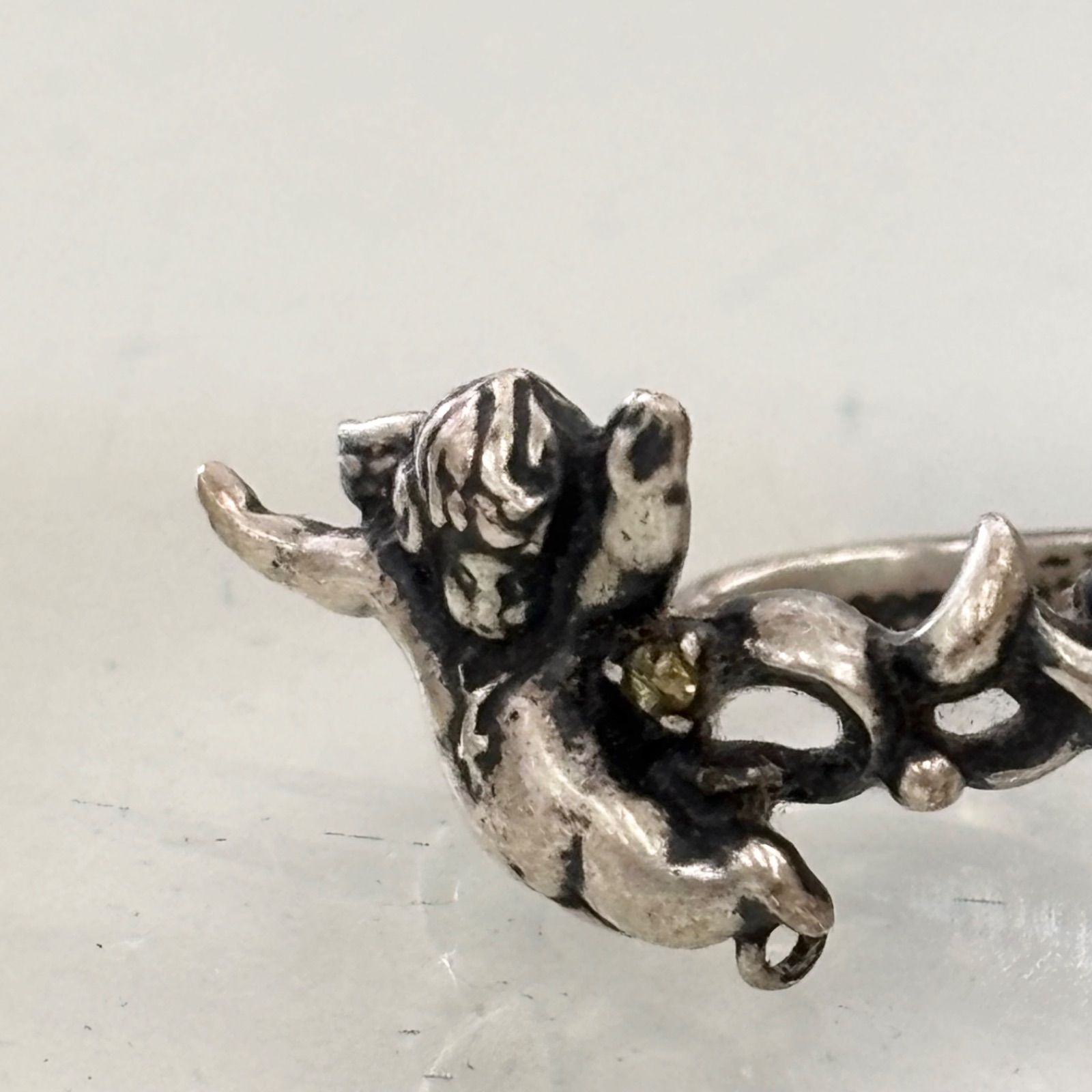 ジャンポールゴルチエ シルバーリング ピンキーリング 925S 天使