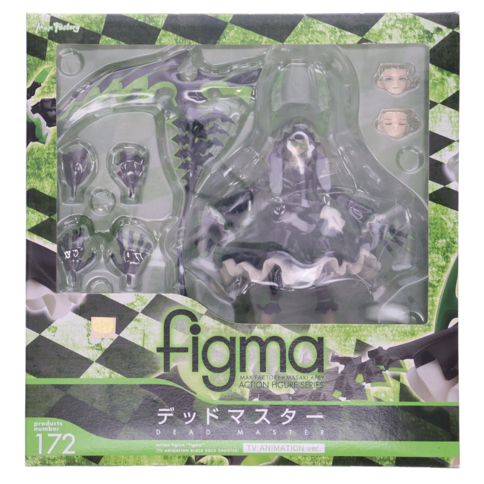 figma フィグマ 172 デッドマスター TV ANIMATION ver. TV ANIMATION BLACK ROCK SHOOTER ブラック ロックシューター 完成品 可動フィギュア マックスファクトリー