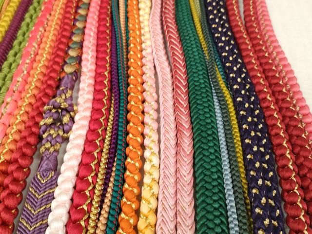 平和屋着物○和装小物 帯締め20本 高麗組 観世組 笹浪組 金銀糸 逸品  