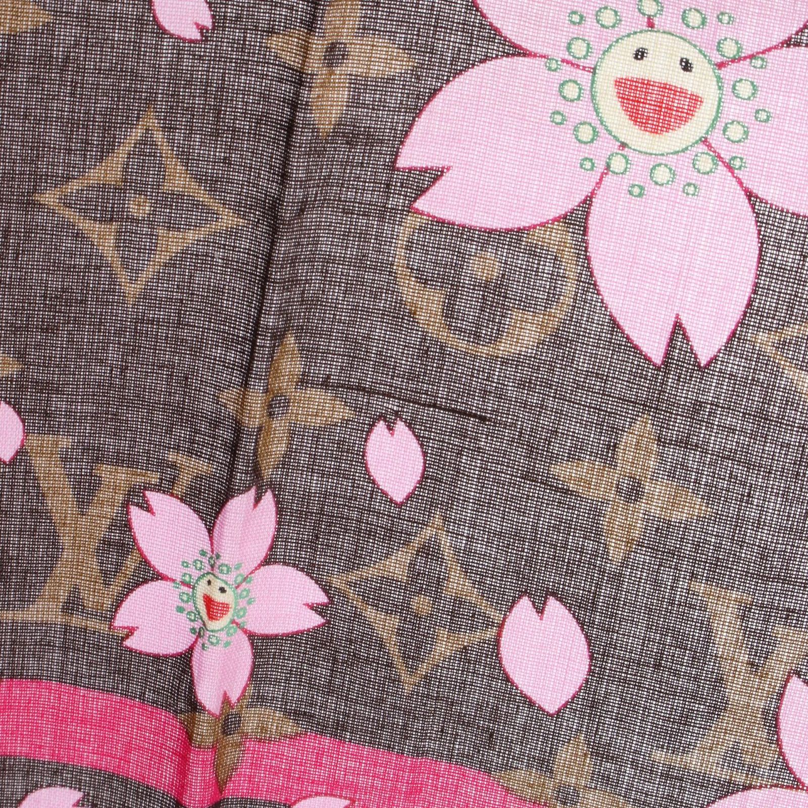 ルイヴィトン　村上隆　スカーフ　チェリーブロッサム　限定　M94969 ルイヴィトン 村上隆 スカーフ チェリーブロッサム 限定 M94969