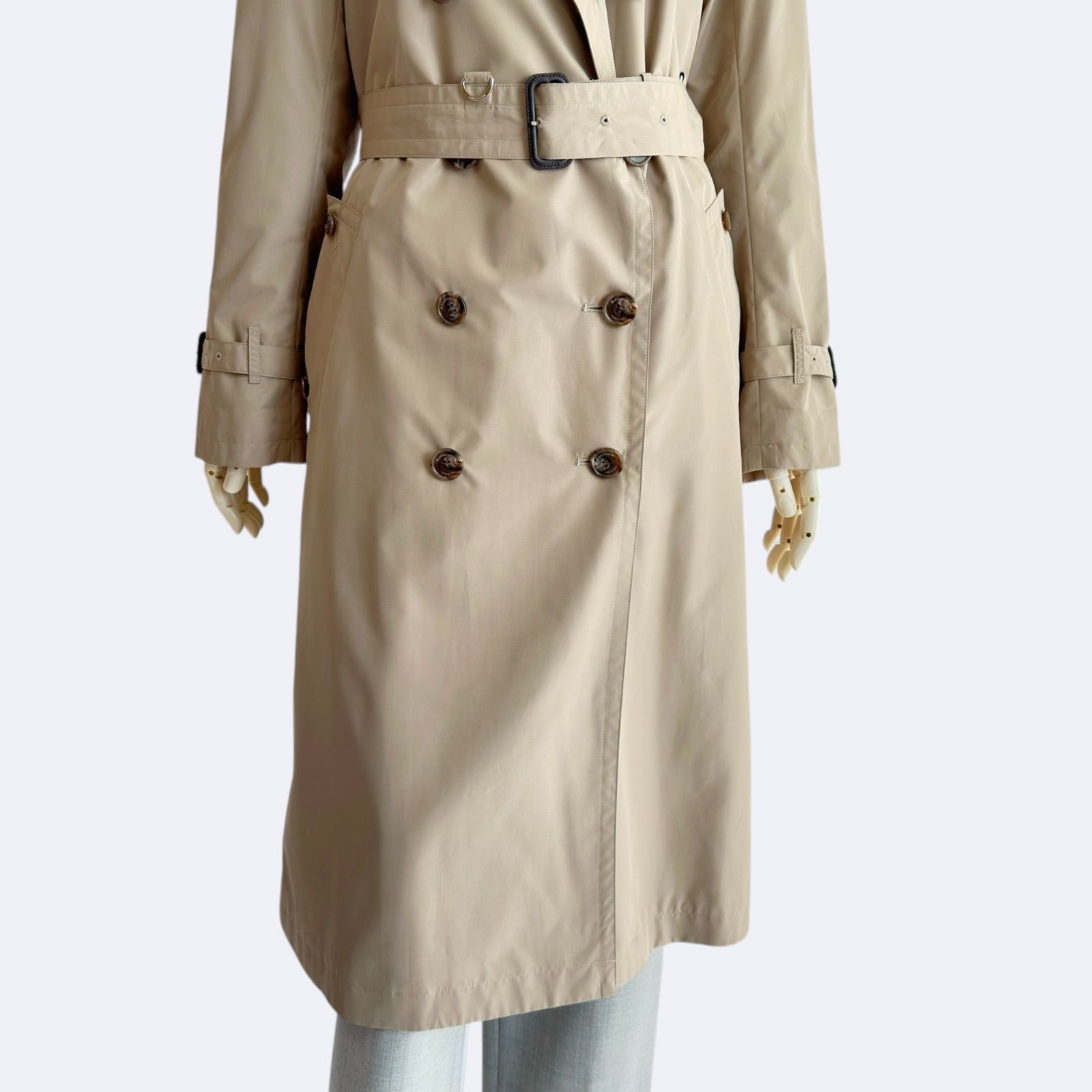 Aquascutum アクアスキュータム SORELAタフタ トレンチコート レイン