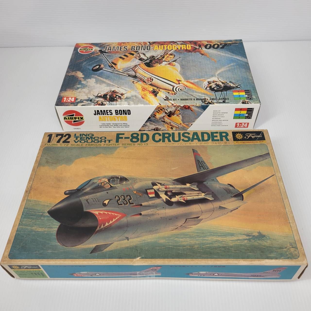 新品未開封】ジェームズ・ボンド 007 オートジャイロ エアフィックス フジミ F-80 クルセイダー プラモデル 2台セット 軍用機 飛行機 戦闘機  - メルカリ