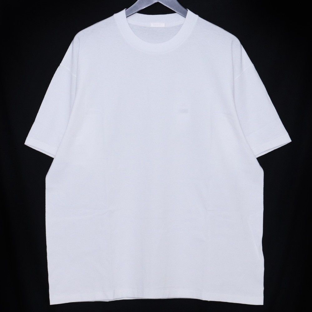 未使用 COMOLI コットンジャージ 半袖Tシャツ サイズ3 ホワイト B01 