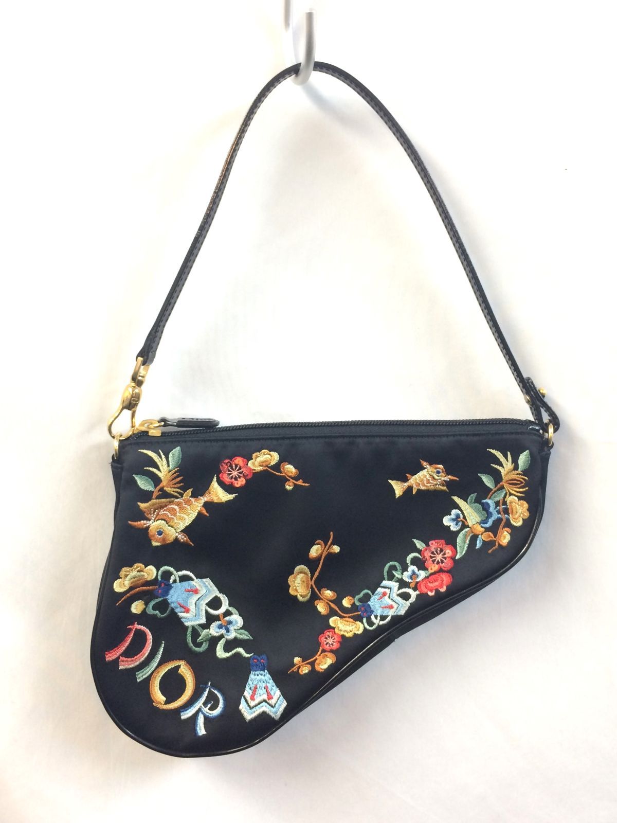 Dior アクセサリーポーチ サドルバッグ 刺繍 ディオール