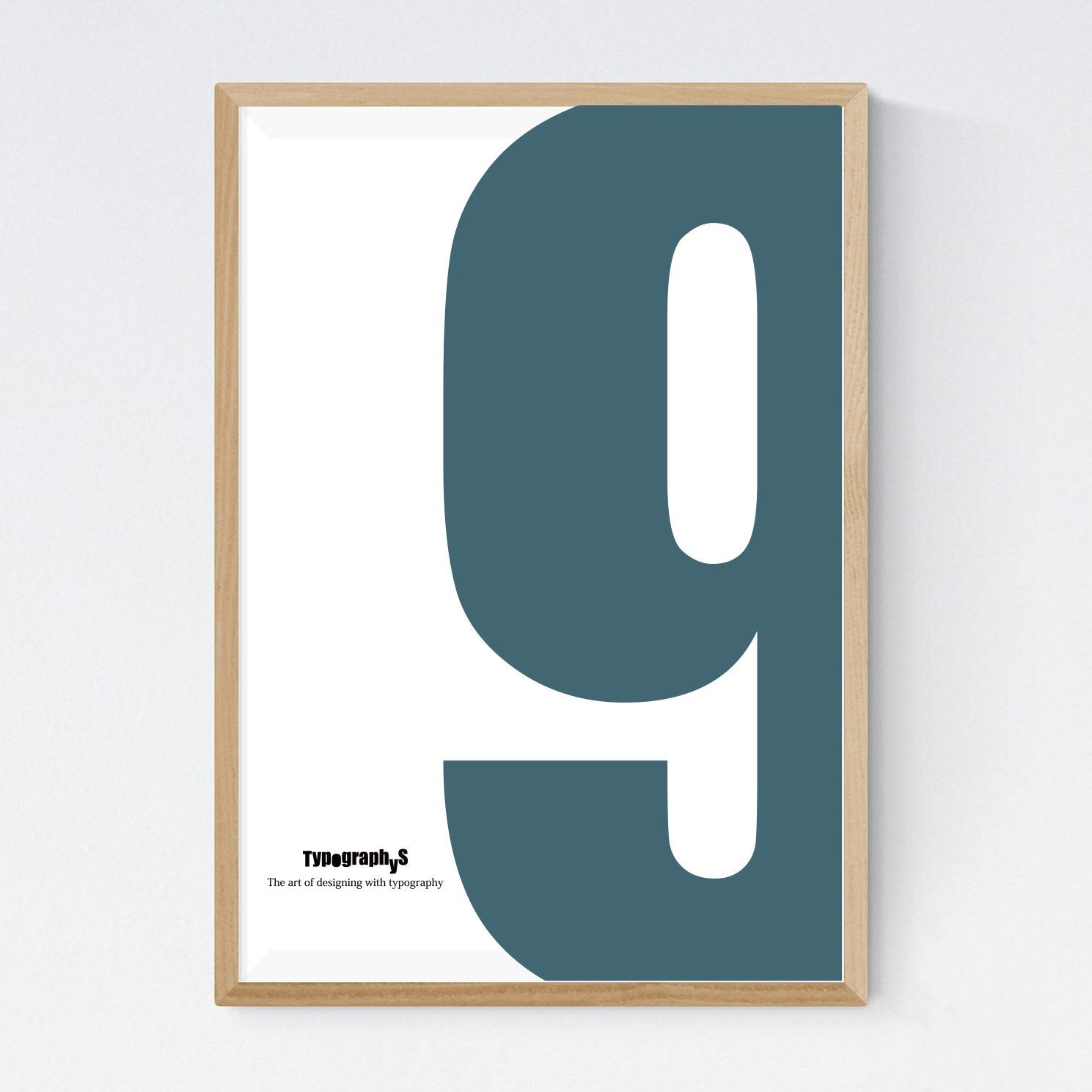 SALE】TYPOGRAPHYS アートポスター（大型A2サイズ）約60cm 【公式通販】