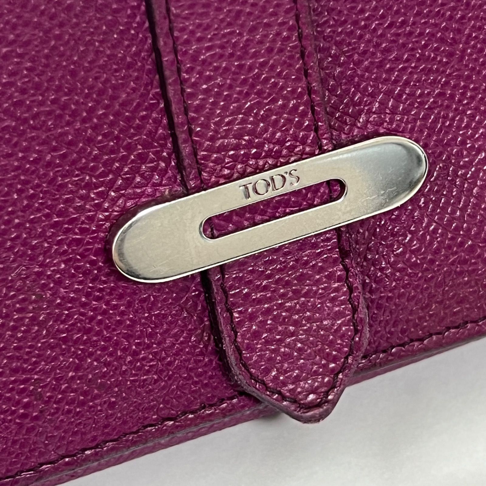 ⭐︎【新品、未使用品】TOD`S　トッズ　長財布　ピンク　パープル トッズ TODS TOD'S 財布 長財布 紫 パープル ピンクパープル