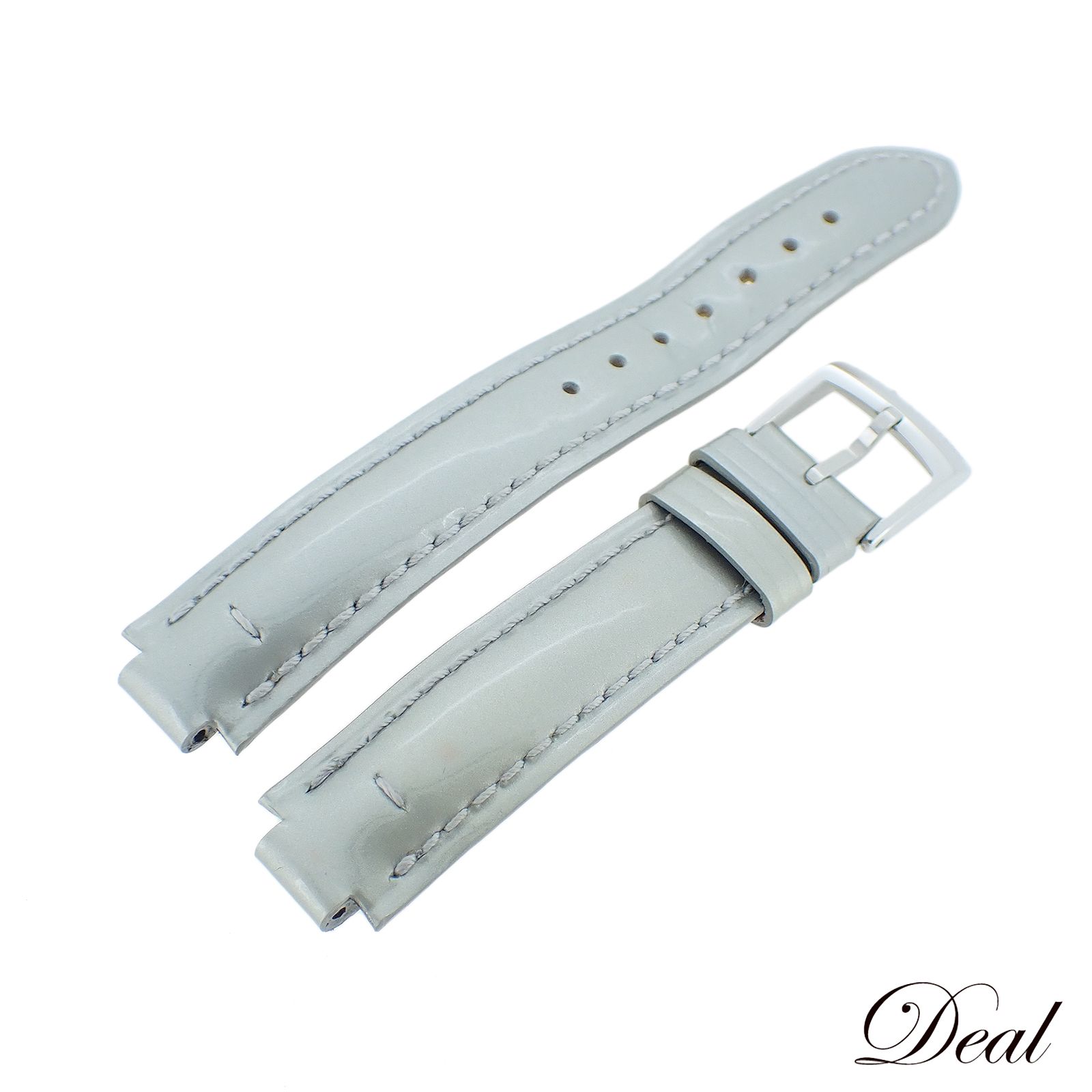 ルイヴィトン 純正 レザーベルト タンブール用 尾錠付き シルバー レディース 時計ベルト