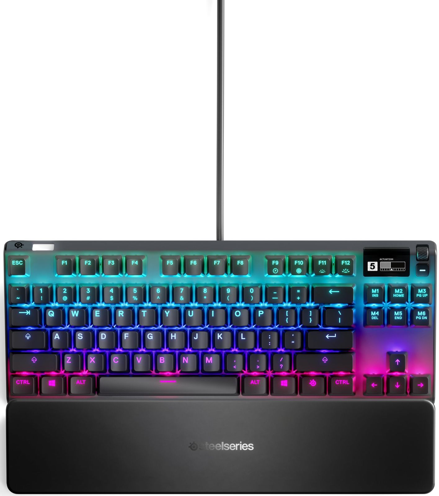 SteelSeries ラピッドトリガー 搭載 ゲーミングキーボード テンキー