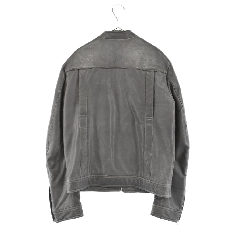 GUCCI (グッチ) 323237 ラムレザーシングルライダースジャケット
