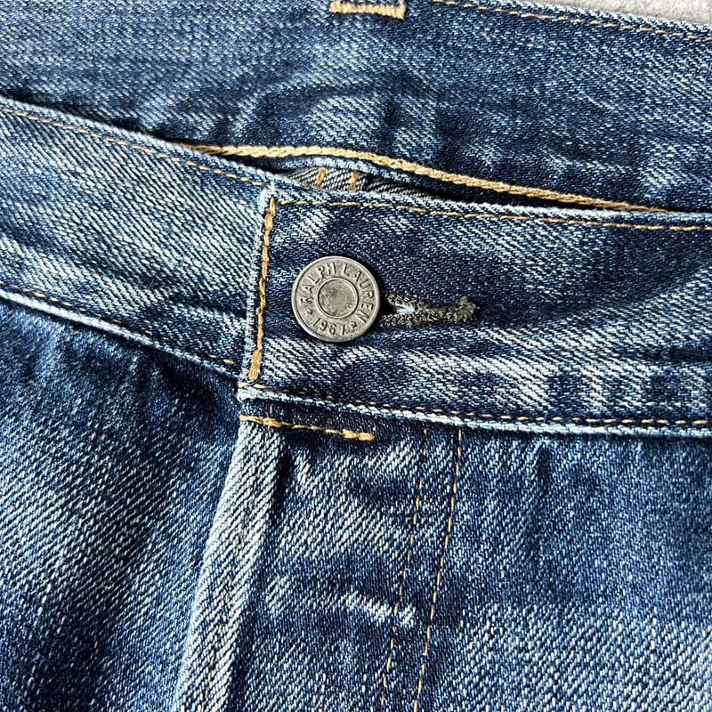 ビンテージ 加工 POLO RALPH LAUREN セルビッチ デニム パンツ 38 32