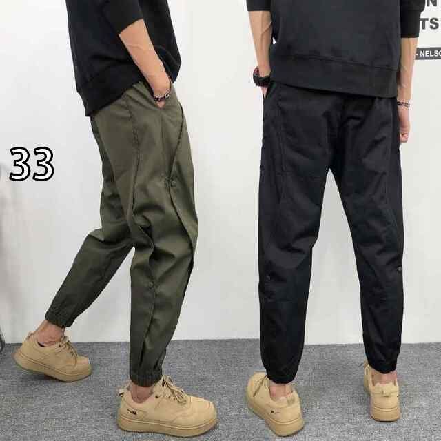 [33]メンズ  服  シンプル ファッション オシャレ 大人 かっこいい 大きいサイズ ストリート 紳士服 カジュアル パンツ 多機能 ミリタリーグリーン ストリート ズボン