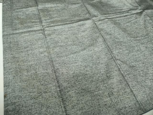 平和屋着物○男性 銀座もとじ 紬 アンサンブル・長襦袢(袷)セット 濃