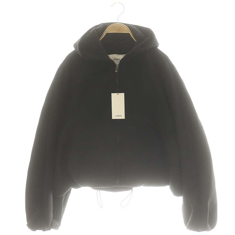 ローヘン LOHEN 24AW LAYERED HOODIE フーディー ジャケット F 黒 