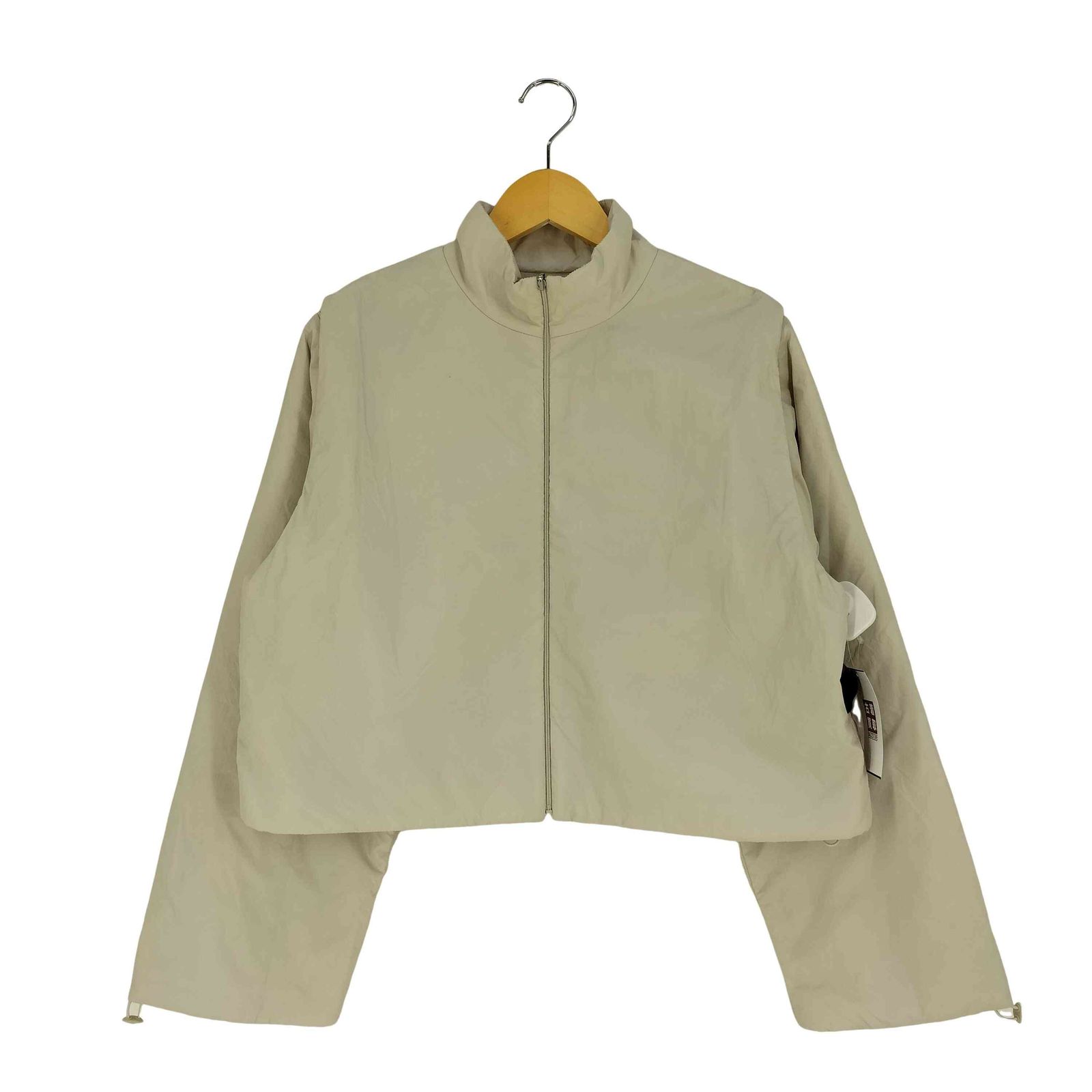 アモーメント amomento DETACHABLE SLEEVE JUMPER リバーシブル ジャンパー クロップド 中綿 ジャケット レディース JPN 0