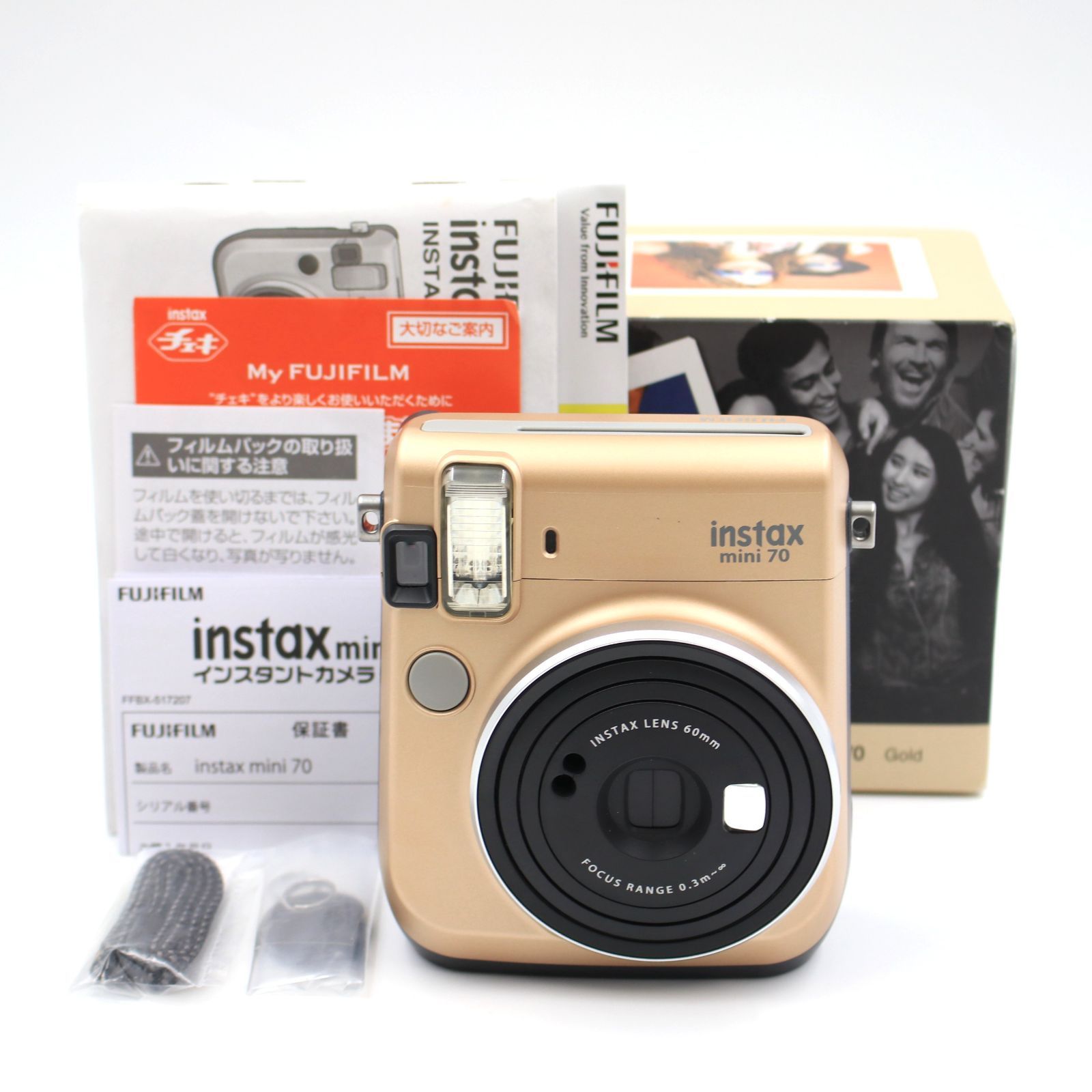 □極上品□ FUJIFILM instax mini 70 ゴールド GOLD □極上品□ FUJIFILM instax mini 70 ゴールド GOLD