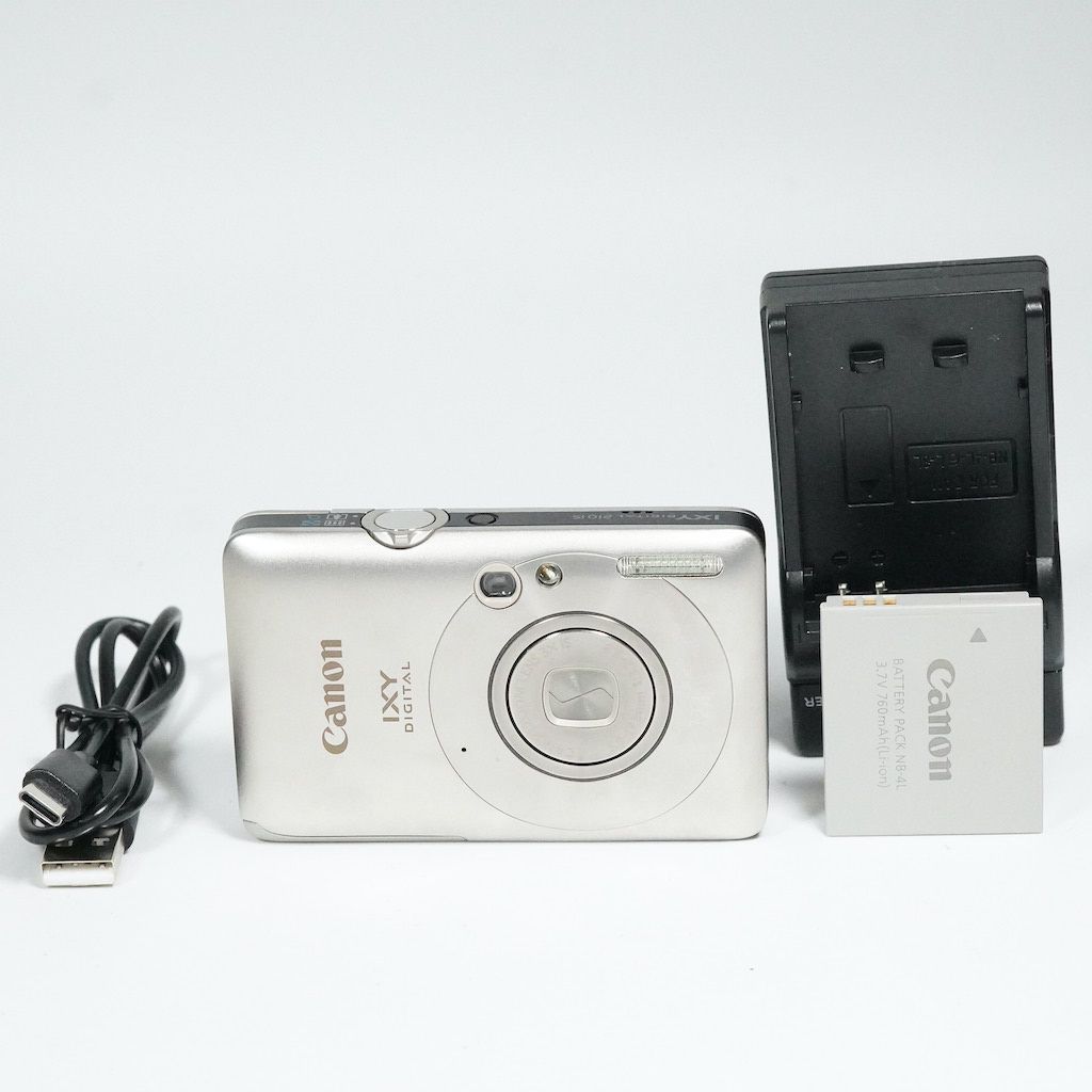Canon キャノン IXY DIGITAL 210 IS シルバー 動作OK 1週間保証